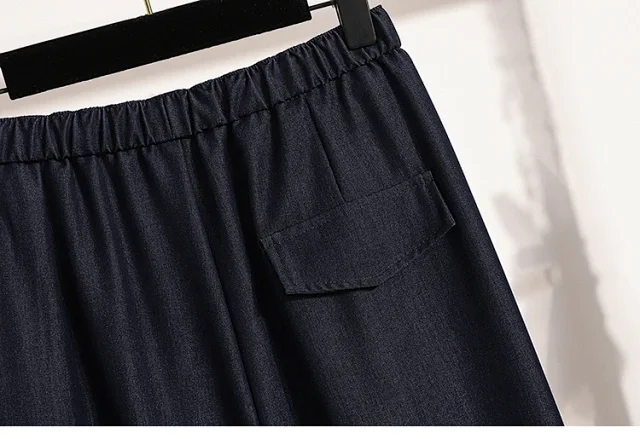Women's Wide-Leg Pants 2025 Summer New Detail