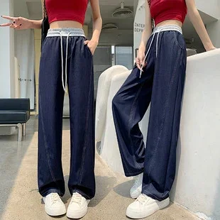 Women's 2025 Summer Drawstring Cargo Pants Detail