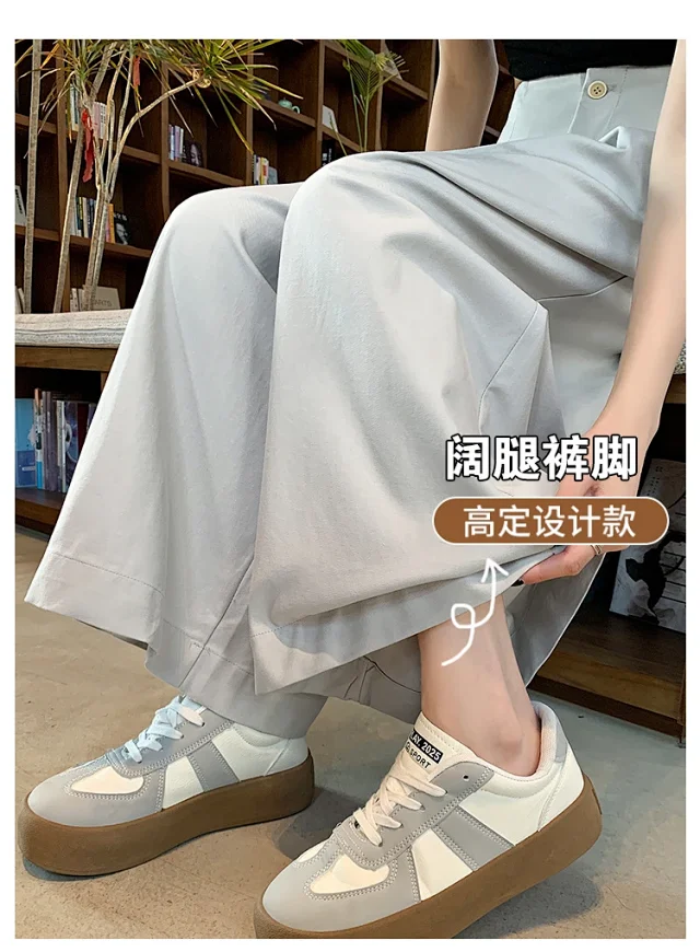 2025 Summer Tencel Wide - leg Pants for Women Detail