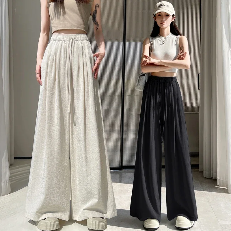2025 Summer Ice Silk Yamamoto Pants for Women