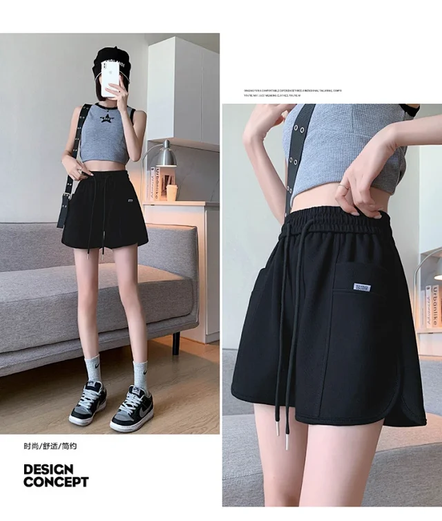 Pink Sport Shorts for Women Detail