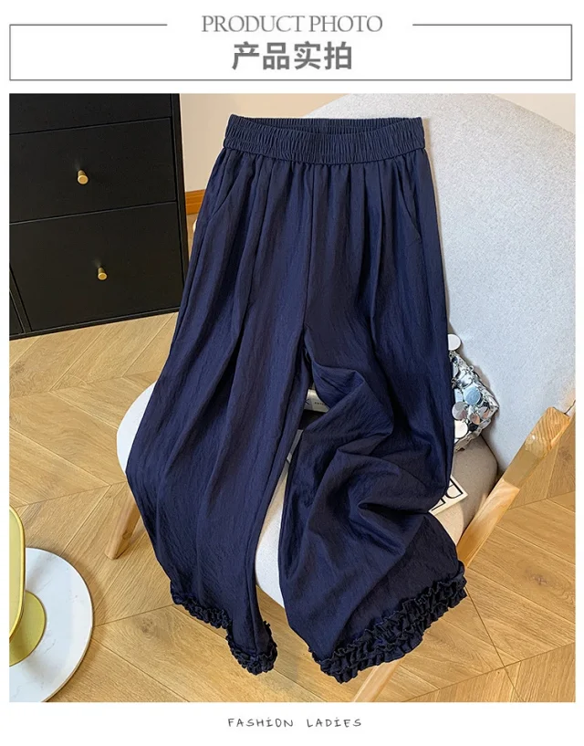 2025 Summer Tencel Denim Wide-Leg Pants Detail