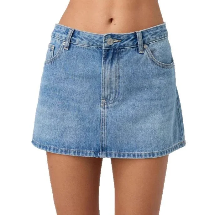 Manufacturer Direct: TEMU/SpeedSell/Amazon Slim Fit Casual Stretch Denim Mini Skirt for Women