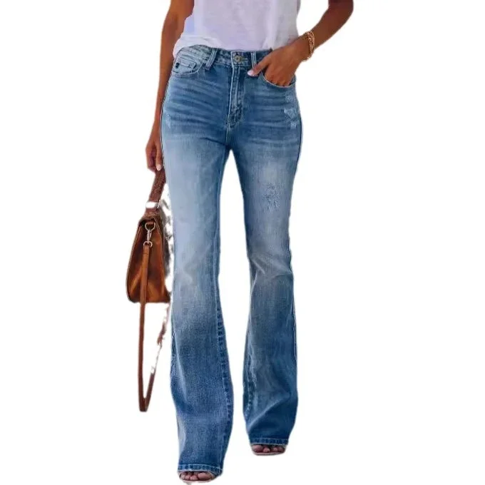 Eaby High-waisted Butt-lifting Stretch Flare Jeans for Women