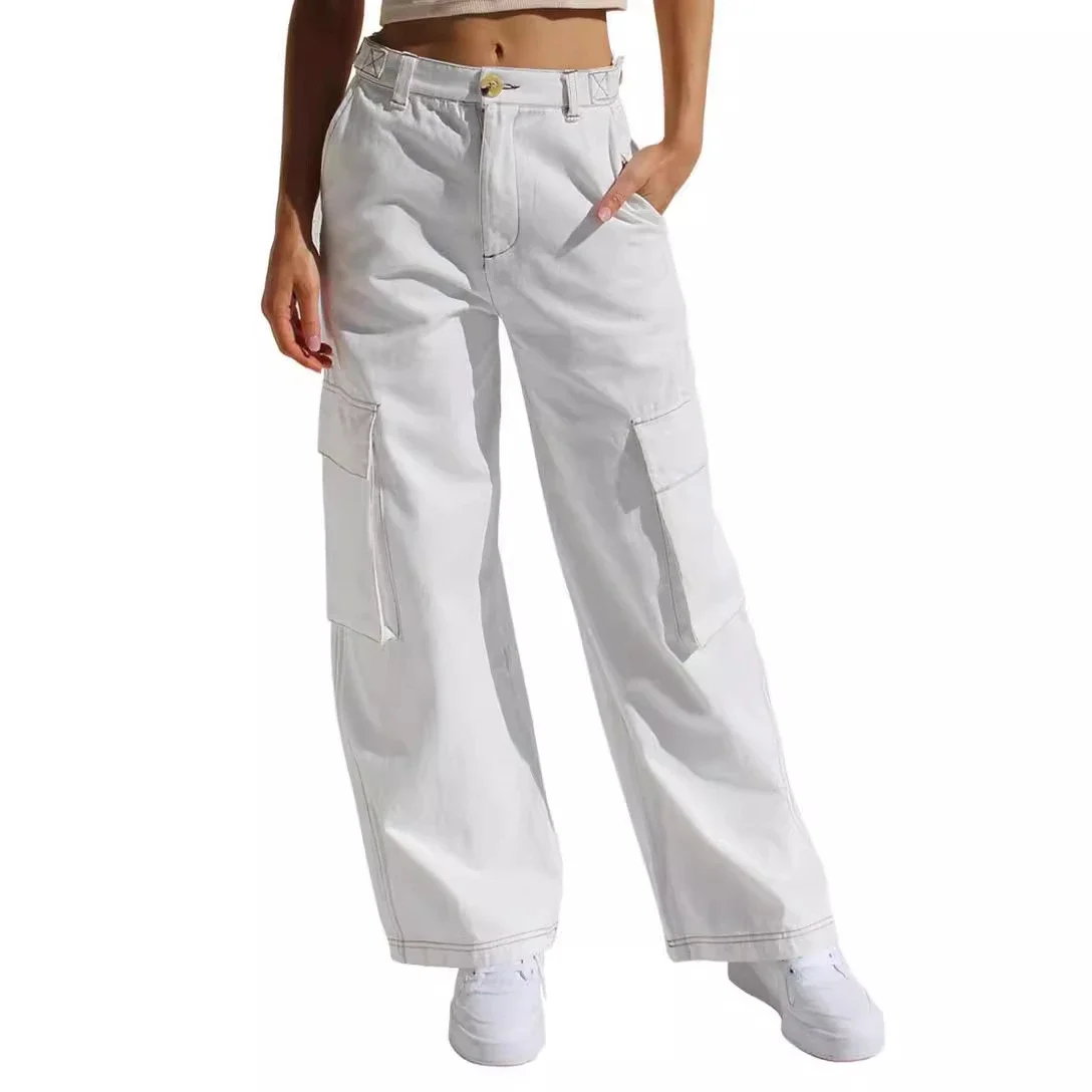 Eaby Multi - Pocket Cargo Jeans for Women