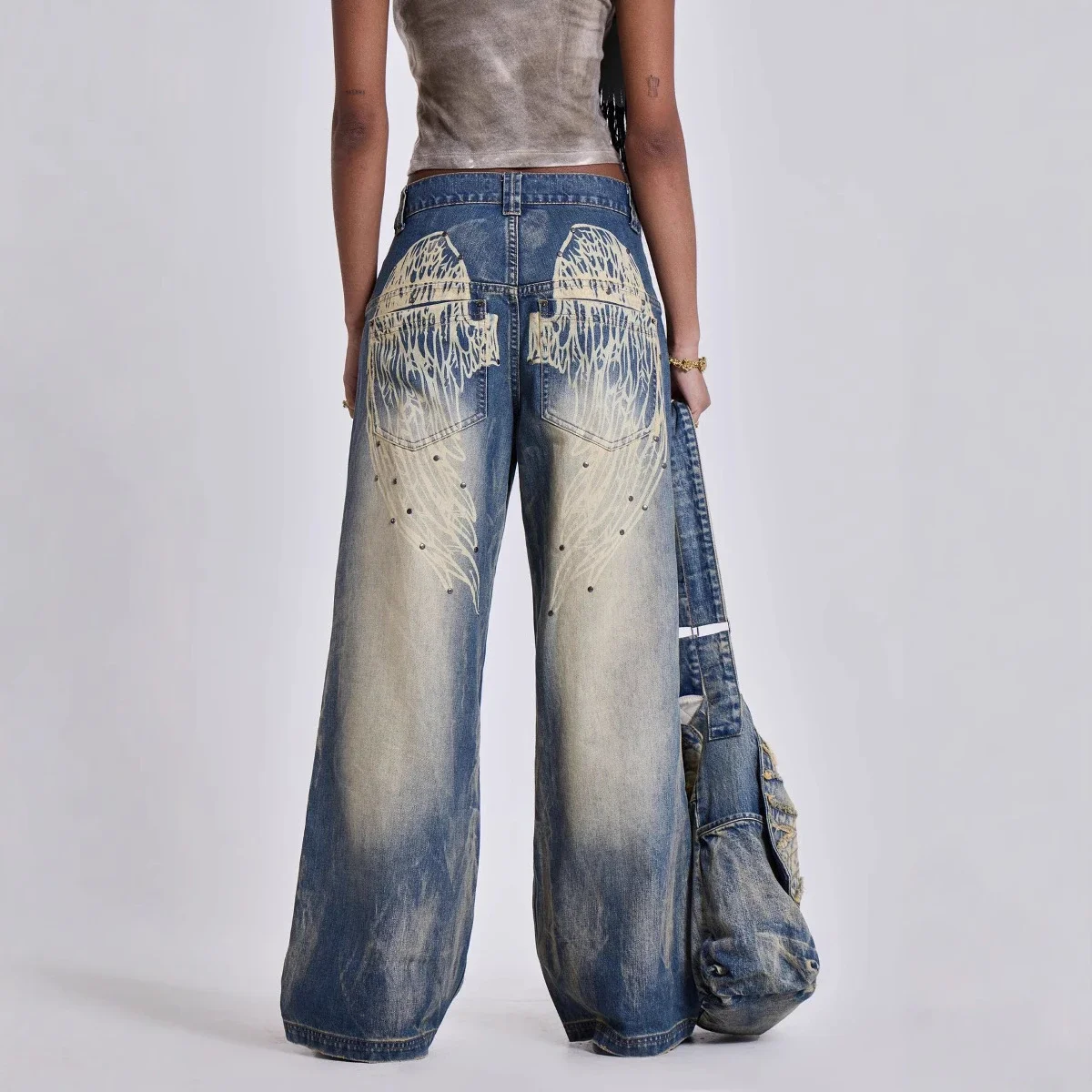 Factory Direct Retro Wide Leg Denim