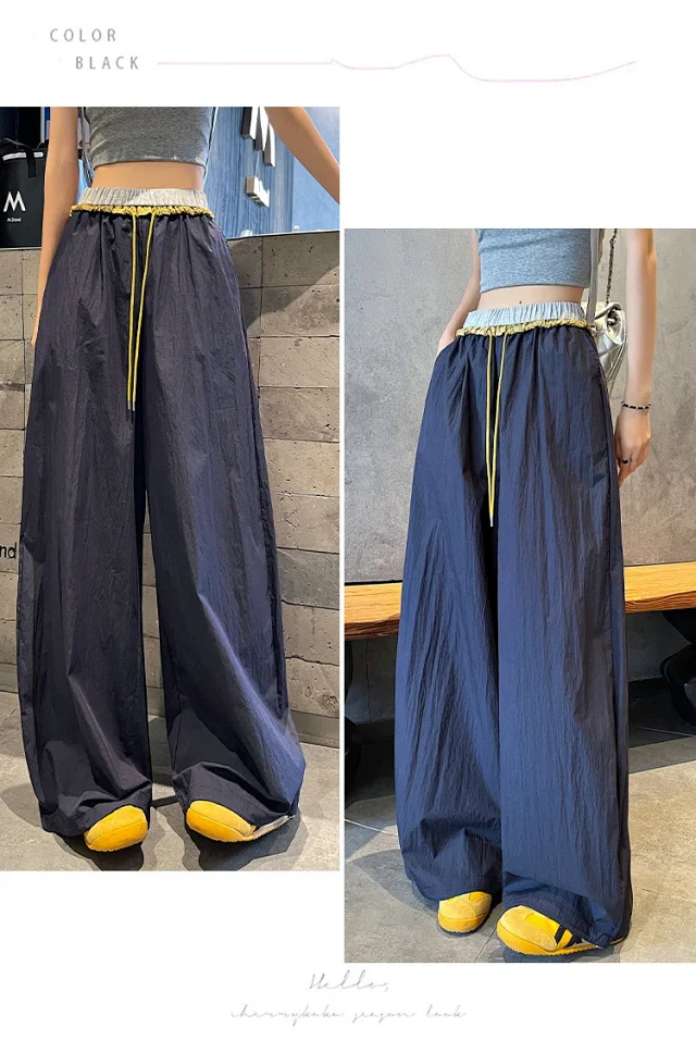 Women's Summer Outdoor Parachute Pants Detail