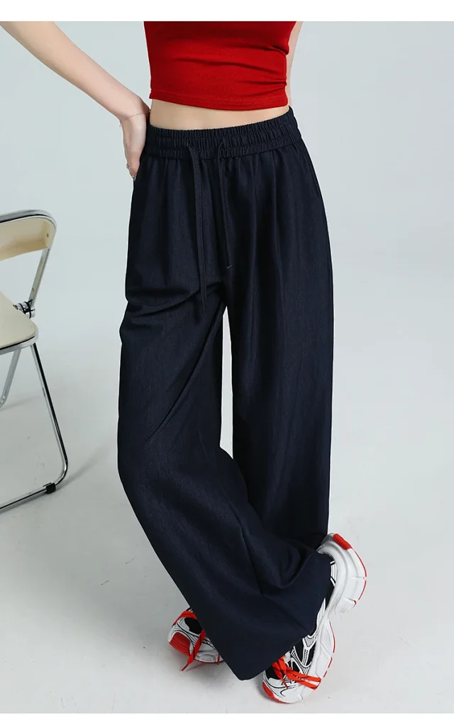 Lazy Style Ice Silk Sunscreen Yamamoto Pants Detail