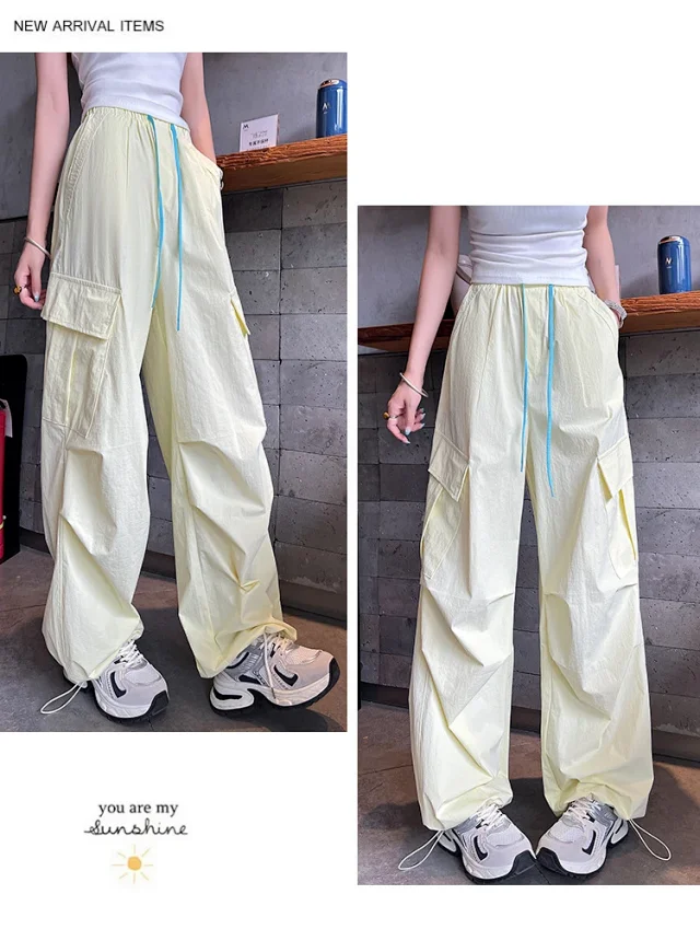 Women's 2025 Summer Quick-Dry Cargo Pants Detail
