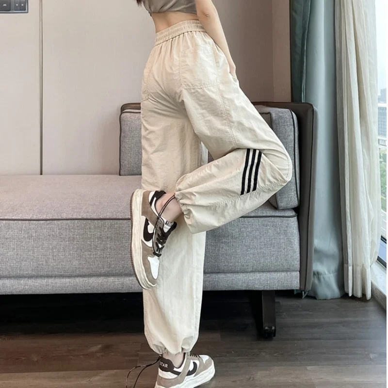 Women's 2025 Summer Drawstring Cargo Pants