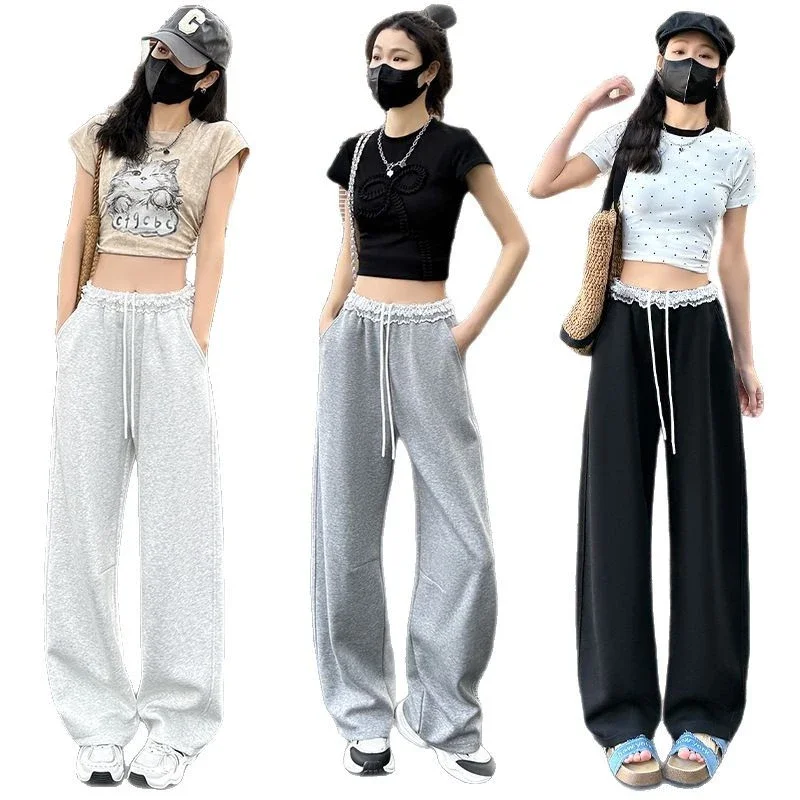 Banana Deconstructed Wide Legs Lace Pants