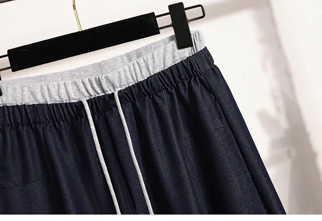 2025 Summer Thin Tencel Jeans for Women Detail