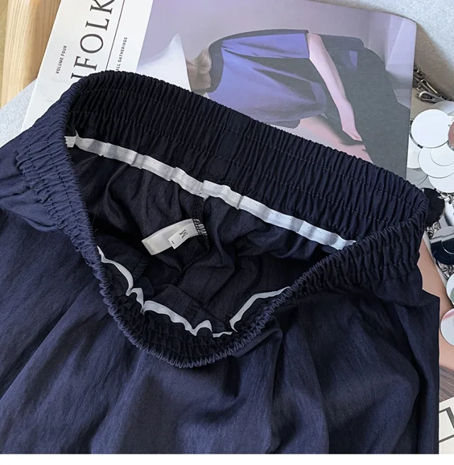 2025 Summer Tencel Denim Wide-Leg Pants Detail