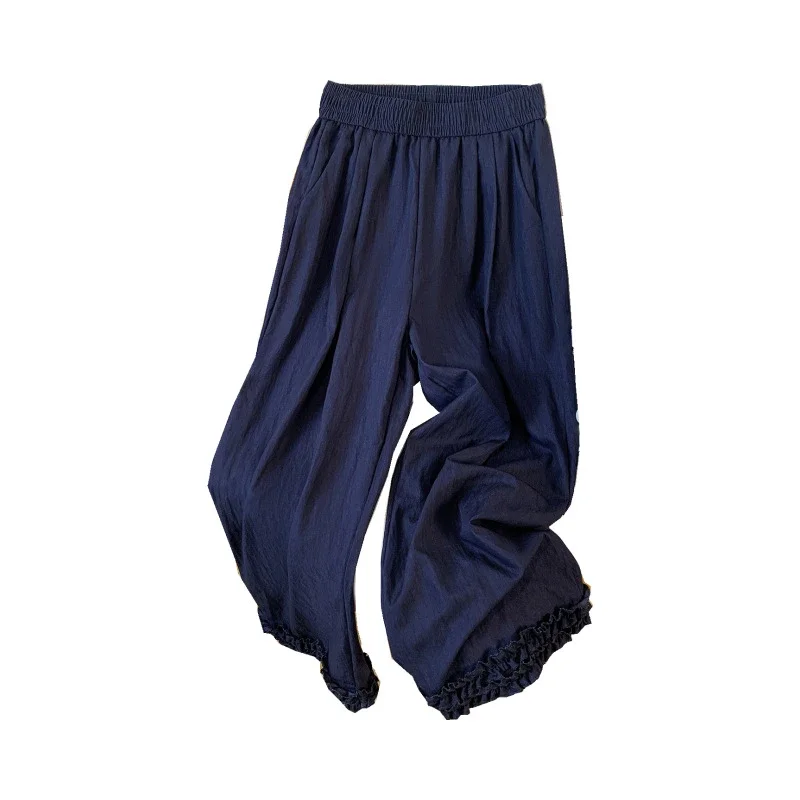 2025 Summer Tencel Denim Wide-Leg Pants