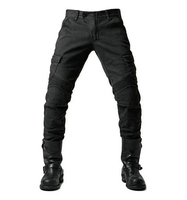 Men's Motorcycle Jeans Detail