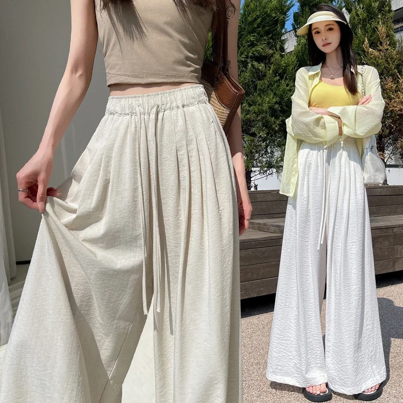 2025 Summer Ice Silk Yamamoto Pants for Women