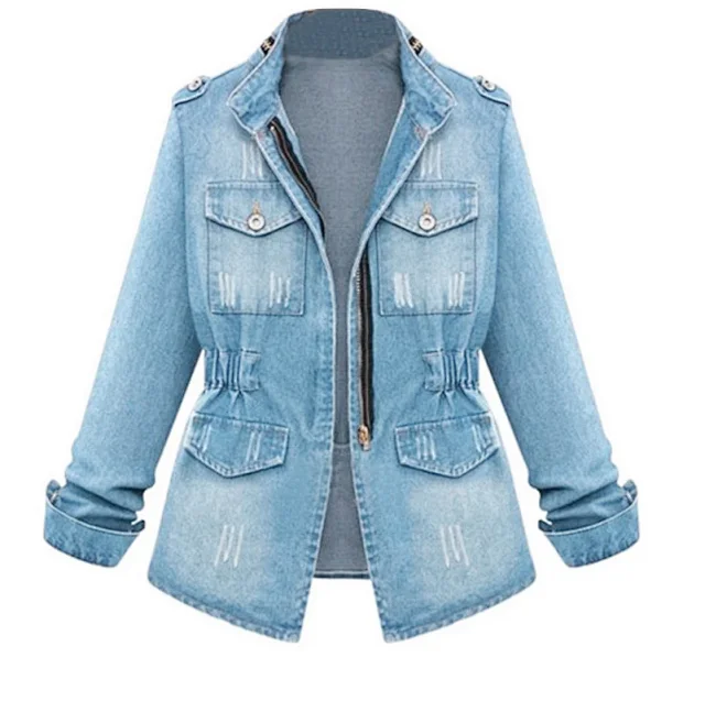 Fashionable Denim Jacket for Women Detail