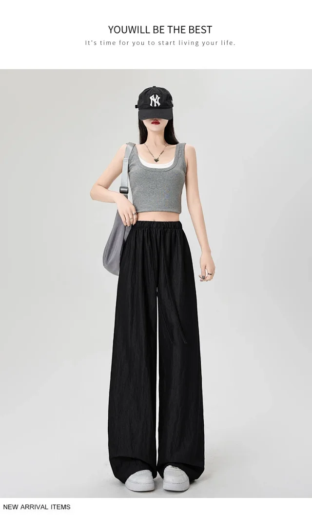 Ice Silk Yamamoto Pants for Women Detail