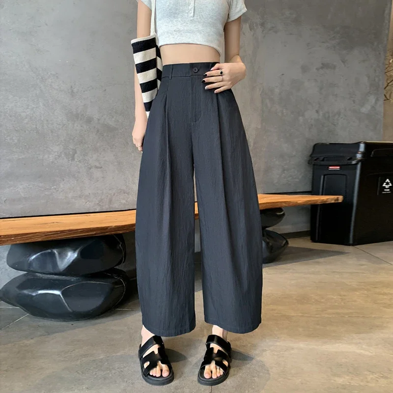 Vintage Tencel Cotton Wide-Leg Balloon Pants