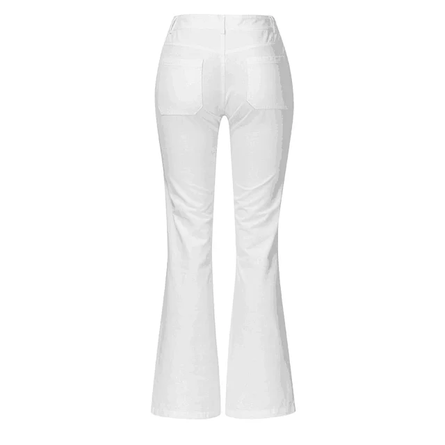 Elastic Flared Jeans for Women (Wish/Amazon) Detail