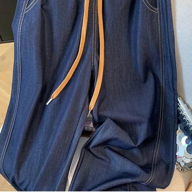 2025 Summer New Wide-Leg Pants for Women Detail