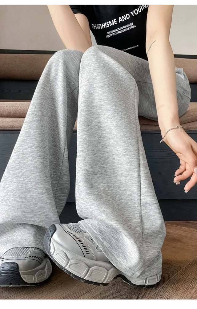 2025 Summer Ice Silk Flared Yoga Pants for Women Detail