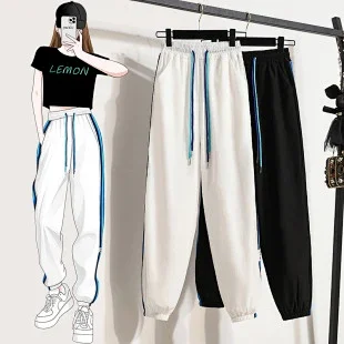 Women's 2025 Summer Drawstring Cargo Pants Detail