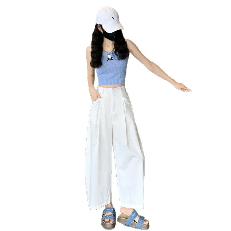 Vintage Tencel Cotton Wide-Leg Balloon Pants