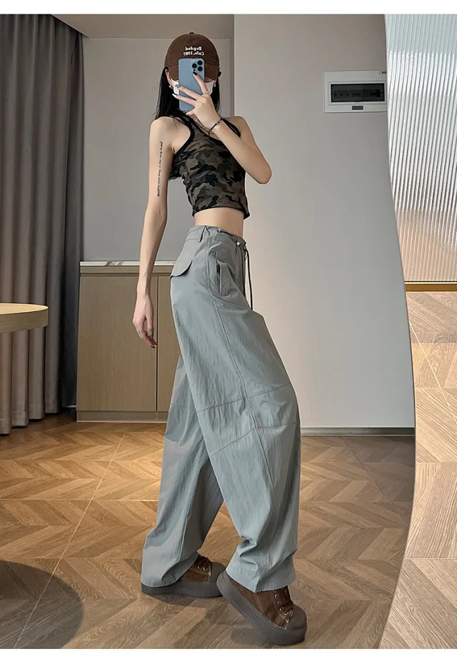 Women's 2025 SS Fast-Dry Parachute Pants Detail