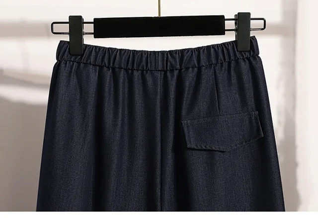 Women's Wide-Leg Pants 2025 Summer New Detail