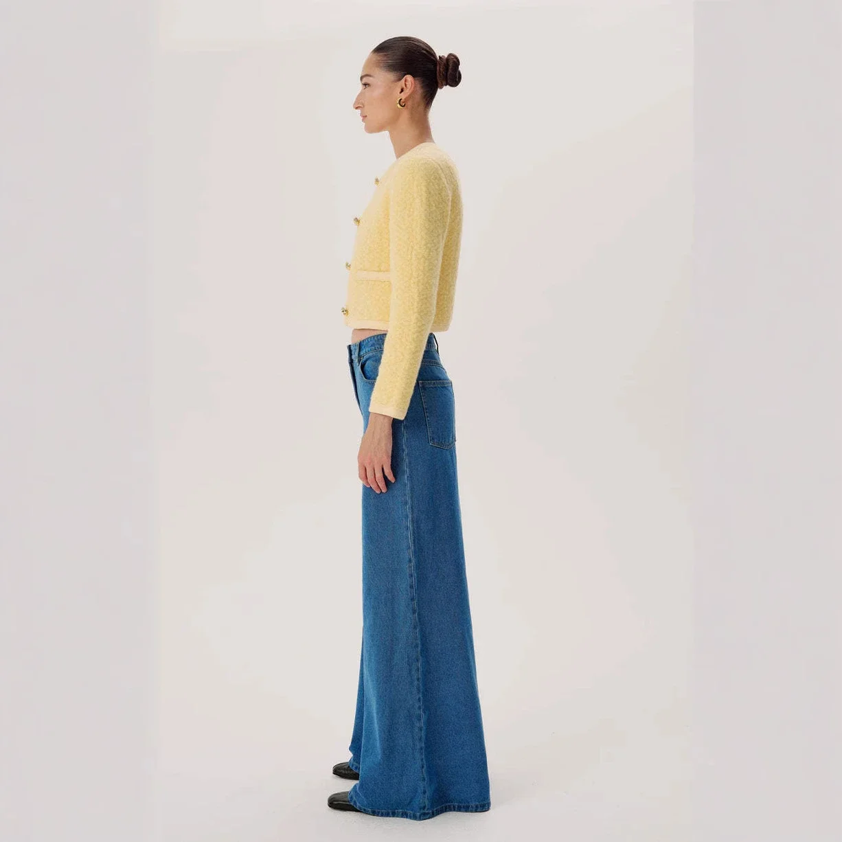 Women's High-Waist Flared Jeans