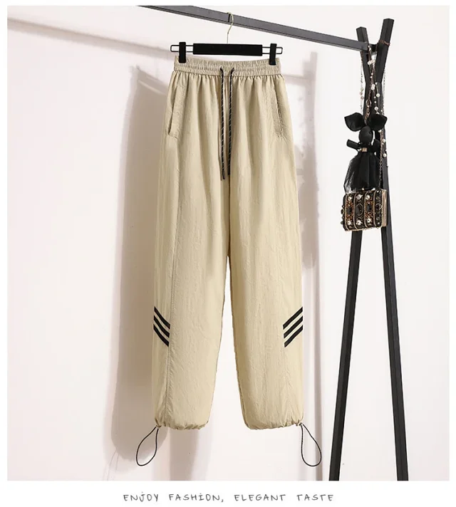 Women's 2025 Summer New High-waist Slimming Cargo Pants Detail