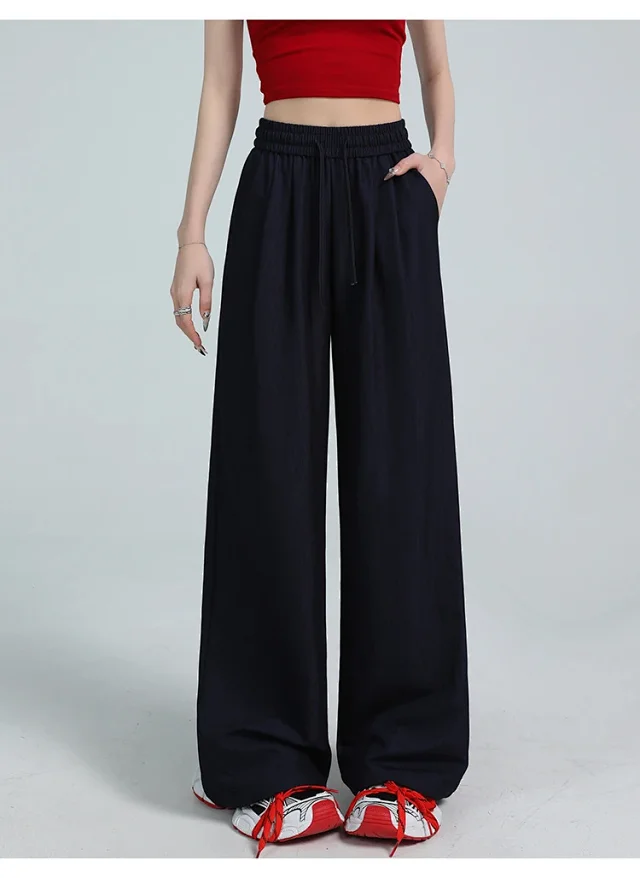 Lazy Style Ice Silk Sunscreen Yamamoto Pants Detail