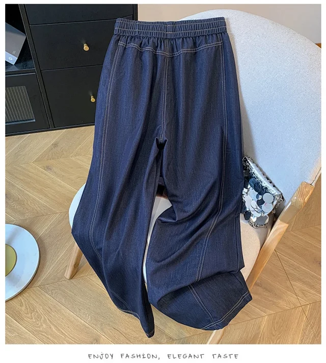 2025 Summer New Wide-Leg Pants for Women Detail