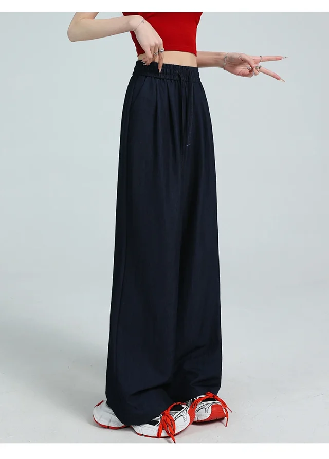 Lazy Style Ice Silk Sunscreen Yamamoto Pants Detail