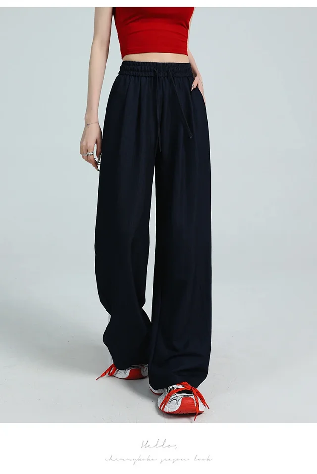 Lazy Style Ice Silk Sunscreen Yamamoto Pants Detail