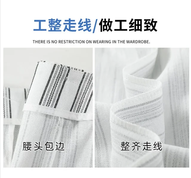Linen Yamamoto Wide-leg Pants for Women Detail