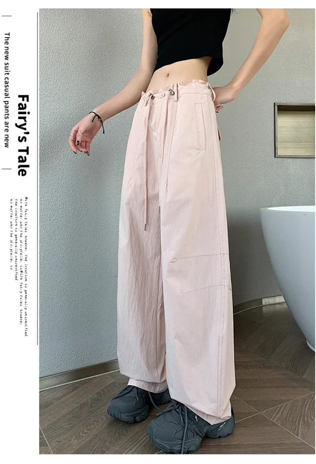 Women's 2025 SS Fast-Dry Parachute Pants Detail