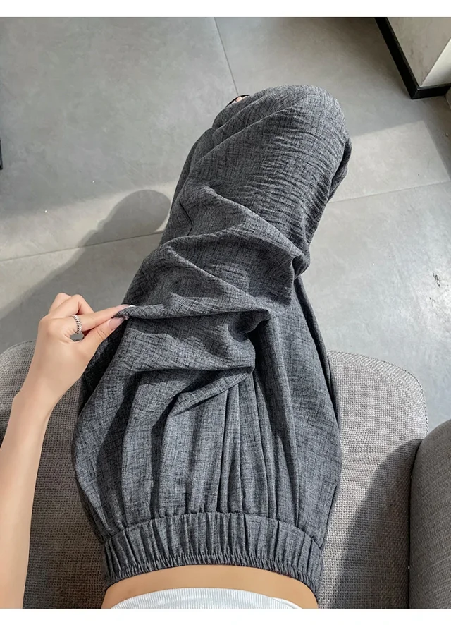 Women's 2025 Summer Linen-cotton Yamamoto Pants Detail