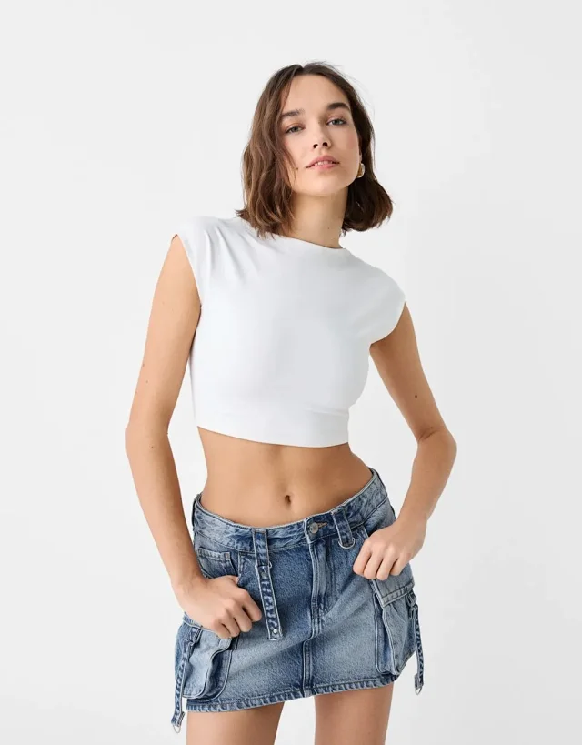 Spicy Girl Denim Skirt Detail