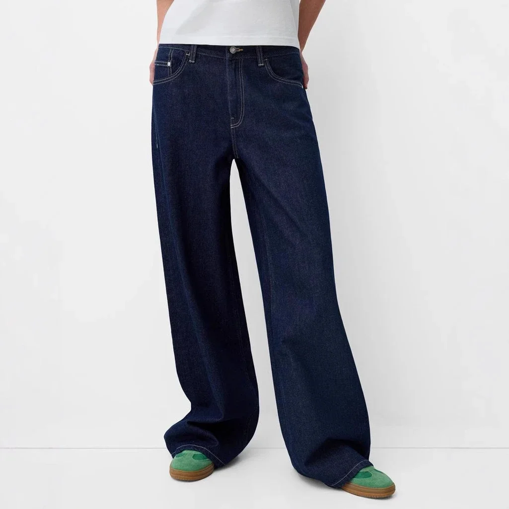 Vintage Loose High-Waist Wide-Leg Pants for Women