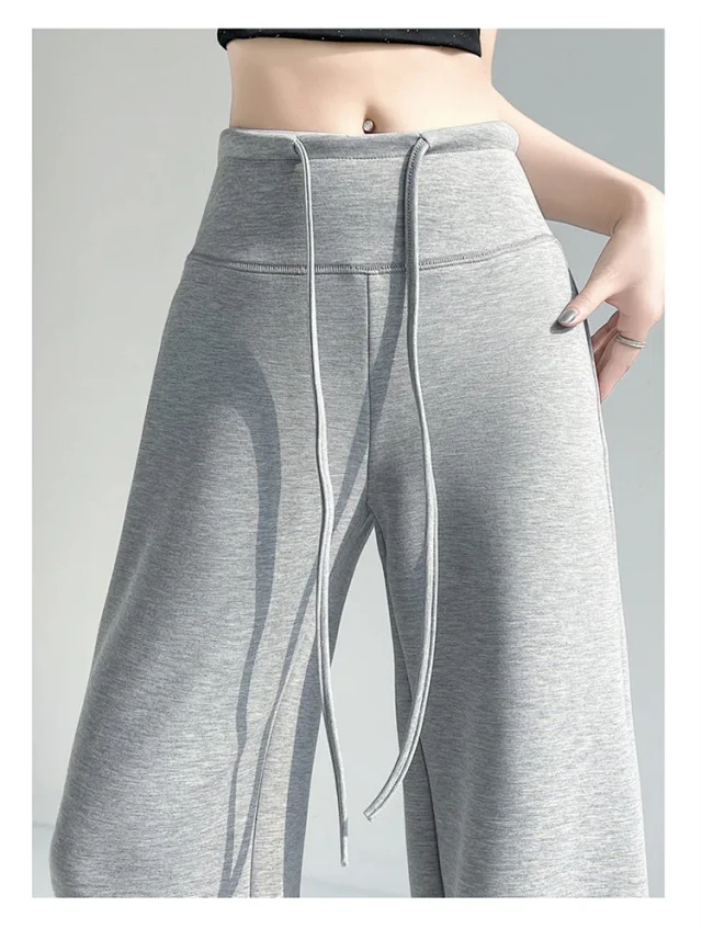2025 Summer Thin High - Waist Straight Sport Pants Detail