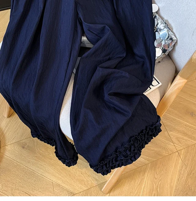 2025 Summer Tencel Denim Wide-Leg Pants Detail