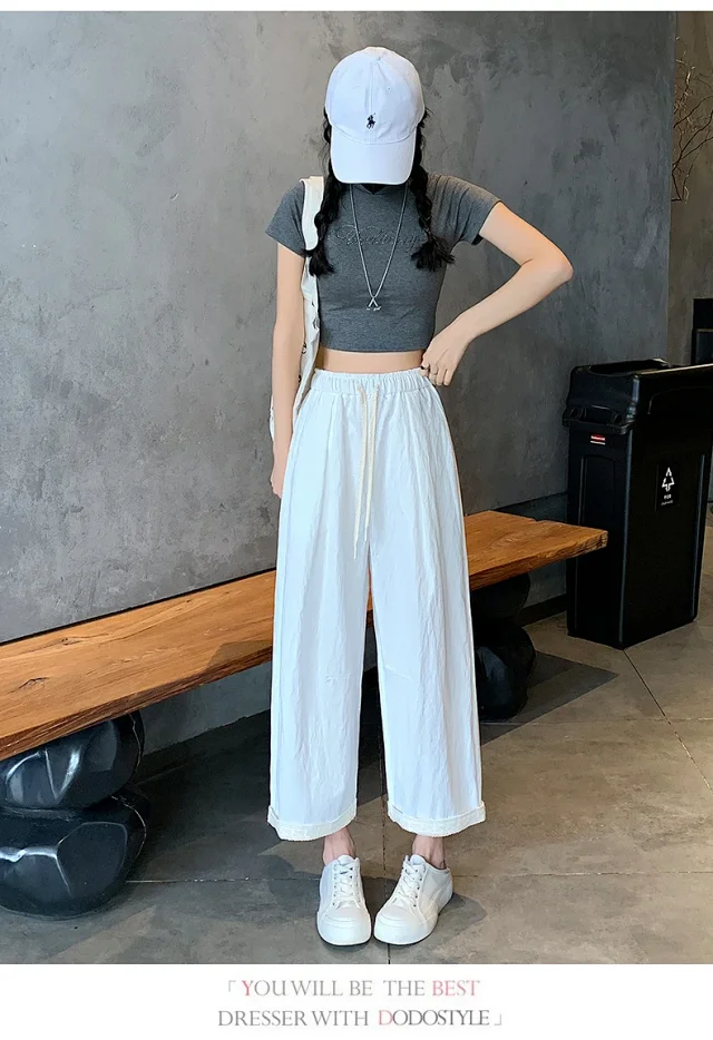 2025 Summer Lace Wide-leg Pants Detail