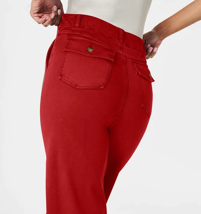 Overseas Sourcing Loose Straight Wide-Leg Jeans Detail