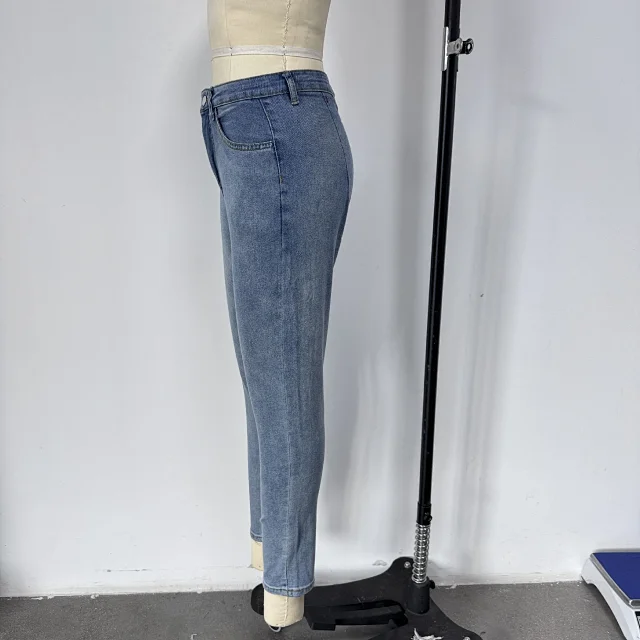 Eaby High-waist Stretch Skinny Jeans for Women Detail