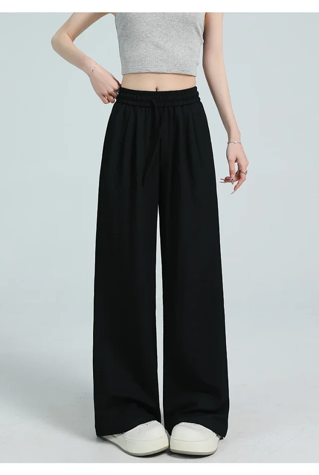 Lazy Style Ice Silk Sunscreen Yamamoto Pants Detail