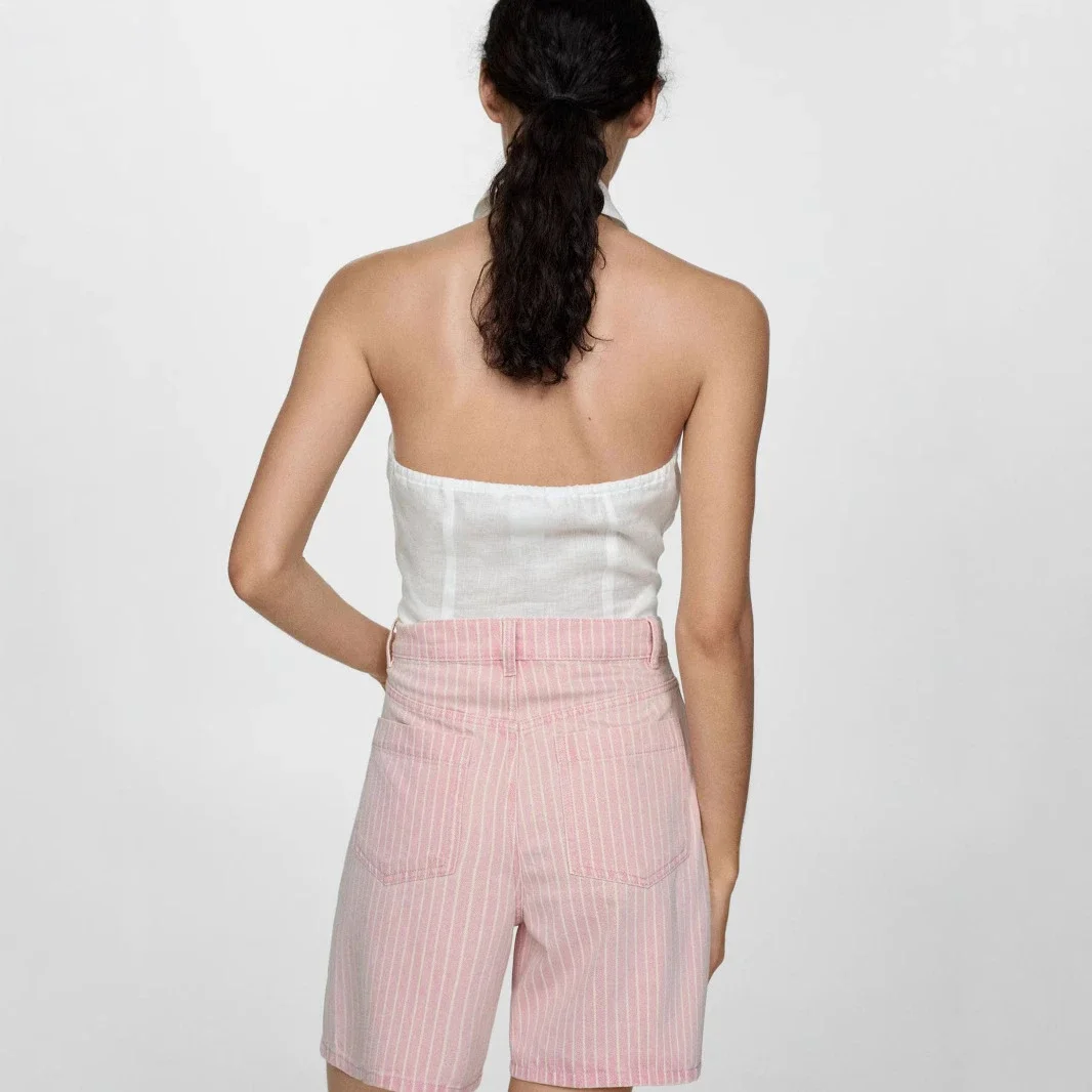 Stylish Loose High - Waist Denim Shorts for Women