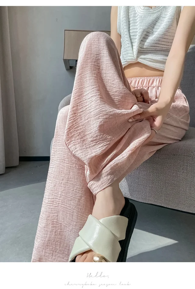 Women's 2025 Summer Linen-cotton Yamamoto Pants Detail