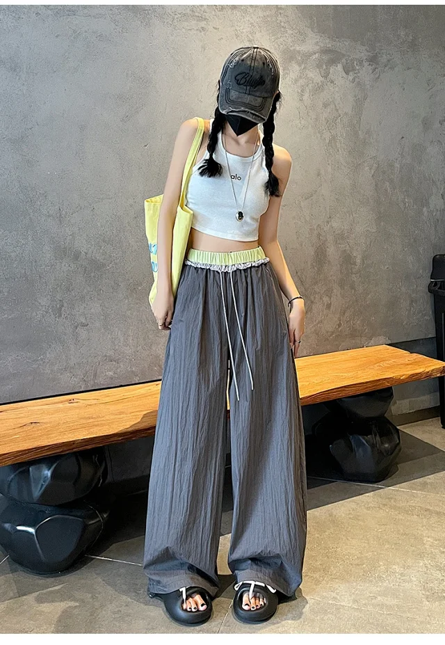 Women's Summer Outdoor Parachute Pants Detail